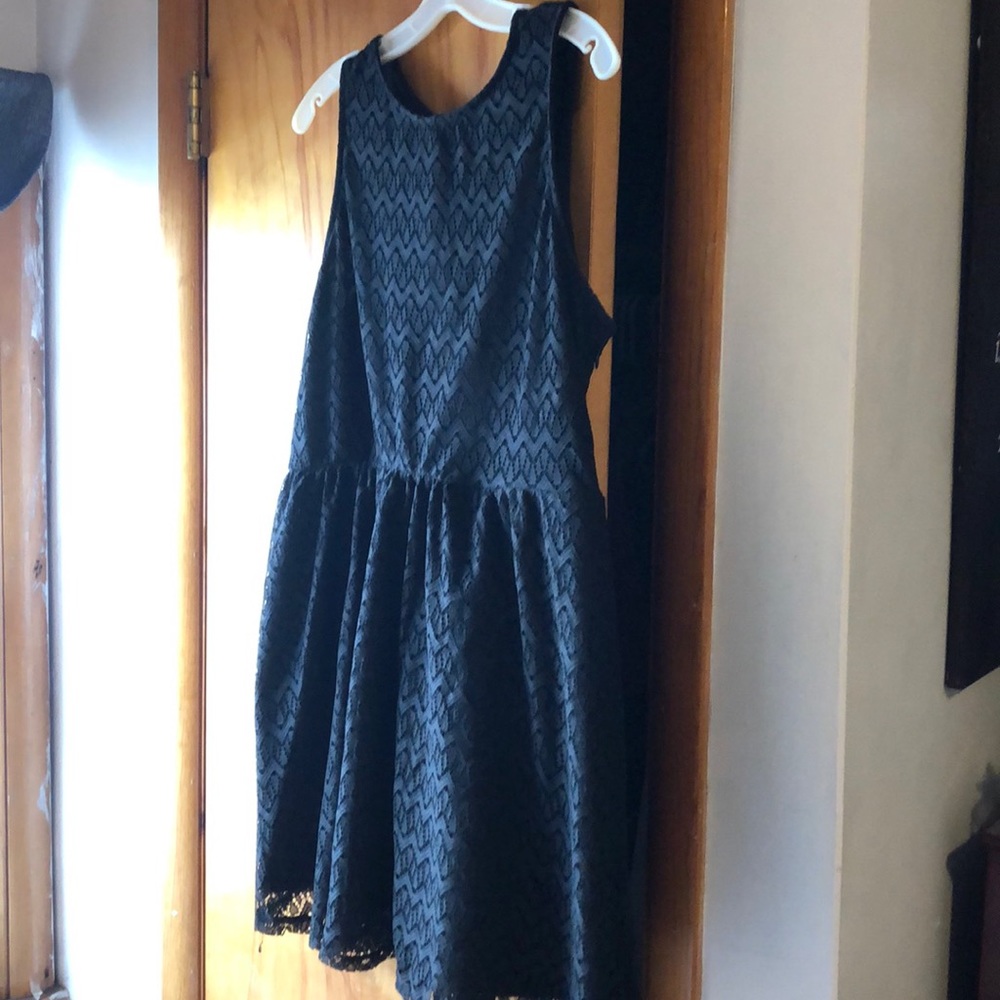 Black lace dress XXL